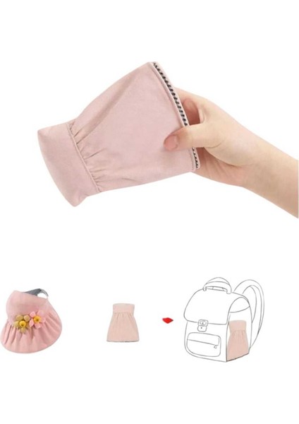 Kız Çocuk 4-10 Yaş Katlanabilir Güneş Koruyucu Yazlık Keten Vizör Şapka fırsatları