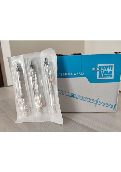 Steril Tek Kullanımlık 1 cc Insülin Şırıngası, 100'lü Paket fiyatları