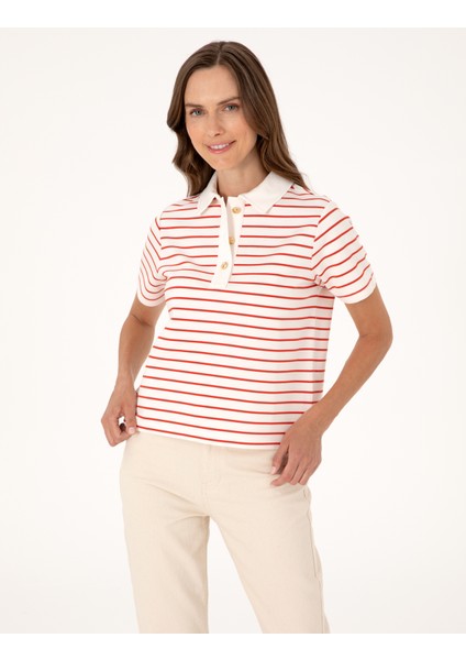Kadın Kırmızı Regular Fit Tişört 50306322-VR030
