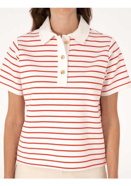 Kadın Kırmızı Regular Fit Tişört 50306322-VR030