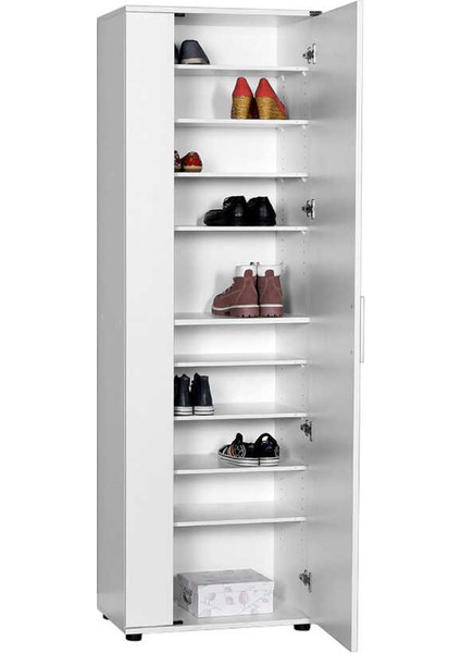 Adore Porto 10 Bölmeli 2 Kapılı Aynalı Ayakkabı Dolabı SHC-629-BB-2 Beyaz fiyatları