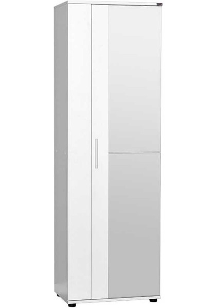 Adore Porto 10 Bölmeli 2 Kapılı Aynalı Ayakkabı Dolabı SHC-629-BB-2 Beyaz indirimleri