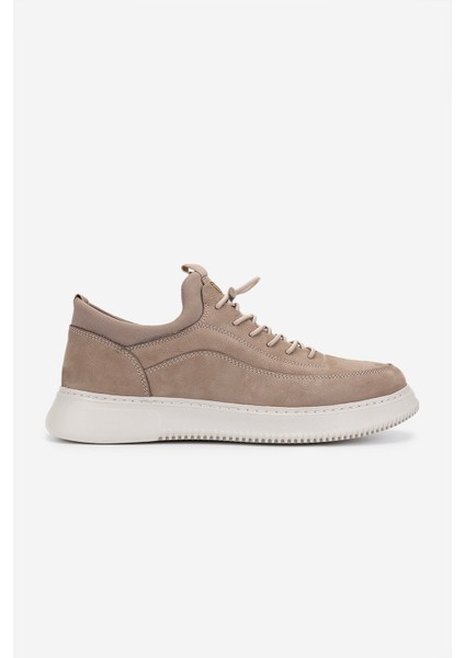 Erkek Hakiki Deri Vizon Nubuk Sneakers & Spor Ayakkabı 298 VAL-9169-F412 Erk Ayk Y25 Vızon Nbk