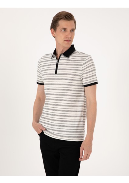 Erkek Bej Slim Fit Tişört 50306085-VR011 modelleri