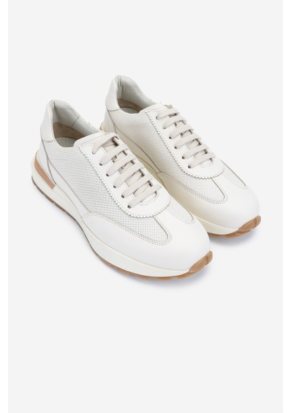 Erkek Hakiki Deri Beyaz Sneakers & Spor Ayakkabı 1093 VAL-074 Erk Ayk Y25 Beyaz fiyatları