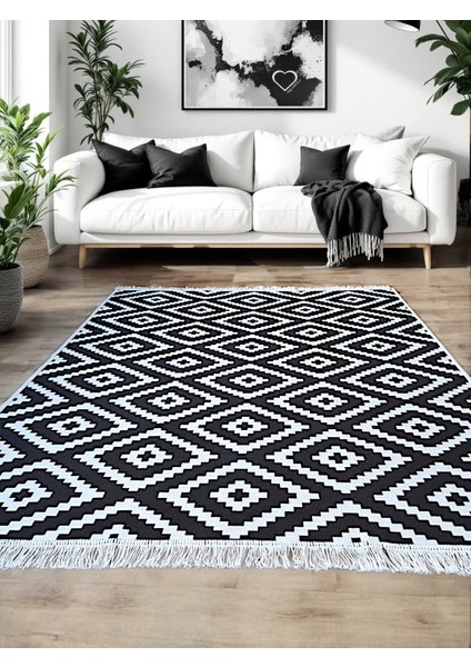 Staywithlove Kilim Çift Taraflı Dokuma Kilim Çamaşır Makinesinde Yıkanabilir Dokuma Kilim ,yolluk