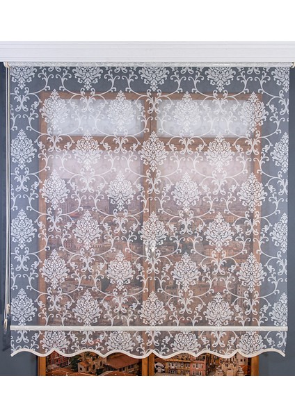 Çift Mekanizmalı Simli Tül Stor Perde