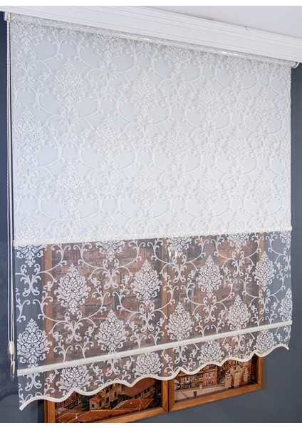 Çift Mekanizmalı Simli Tül Stor Perde modelleri