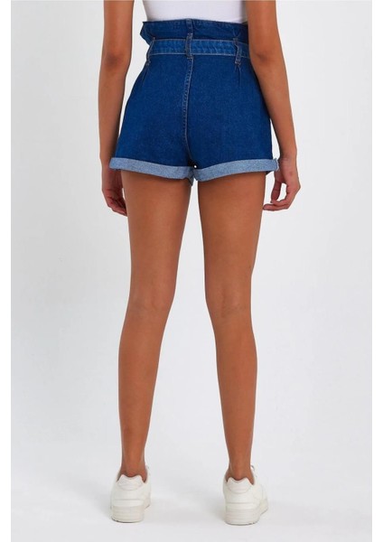 Alexandergardı Özel Koleksiyon Bağlamalı Denim Şort (4013K)
