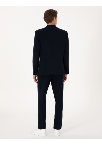 Erkek Lacivert Slim Fit Takım Elbise 50306032-VR033