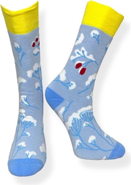 5'li Karışık Panda, Koyun, Çiçek, Tilki Desenli Unisex Esnek Nefes Alabilen Renkli Havlu Çoraplar fırsatları