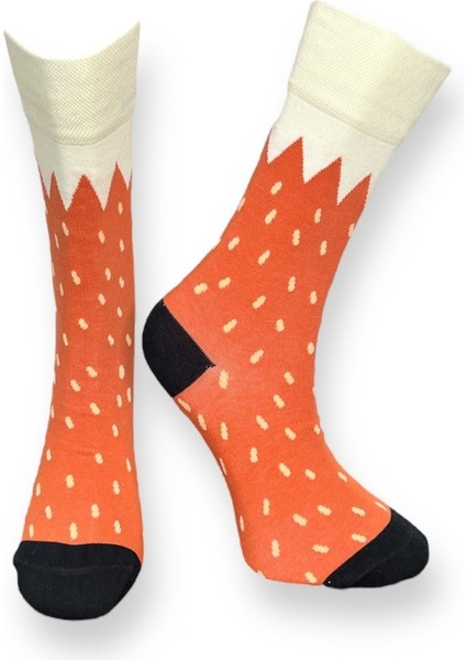 5'li Unisex Esnek Inek Tilki Pati Ayı ve Civciv Desenli Karışık Renkli Nefes Alabilen Soket Çoraplar modelleri