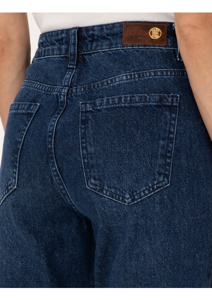 Kadın Indigo Straight Fit Jean Pantolon 50313247-VR028
