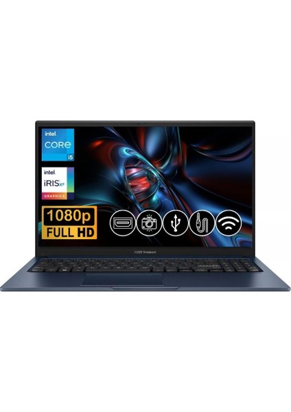 Vivobook X1504VA-NJ2405-02 Intel Core I5-1334U 16GB Ddr4 512GB SSD 15.6" Fhd 60Hz Freedos Taşınabilir Bilgisayar