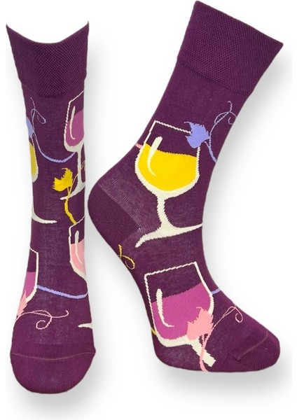 5'li Unisex Esnek Eğlenceli Tasarım Içecek Temalı Karışık Renkli Nefes Alabilen Soket Çoraplar fiyatları