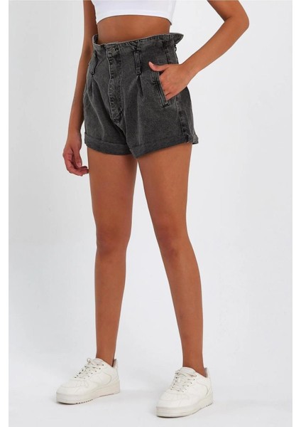 Alexandergardı Özel Koleksiyon Bağlamalı Denim Şort (4013K)