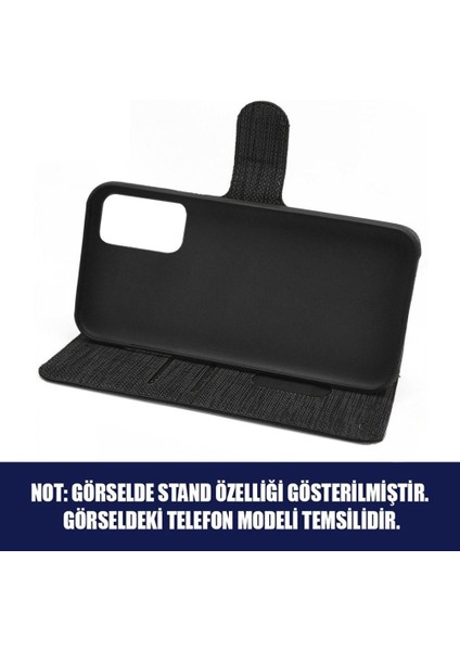General Mobile GM22 Uyumlu Kapaklı Tam Korumalı Kumaş Kılıf