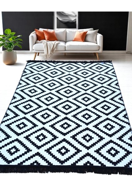 Staywithlove Kilim Çift Taraflı Dokuma Kilim Çamaşır Makinesinde Yıkanabilir Dokuma Kilim ,yolluk