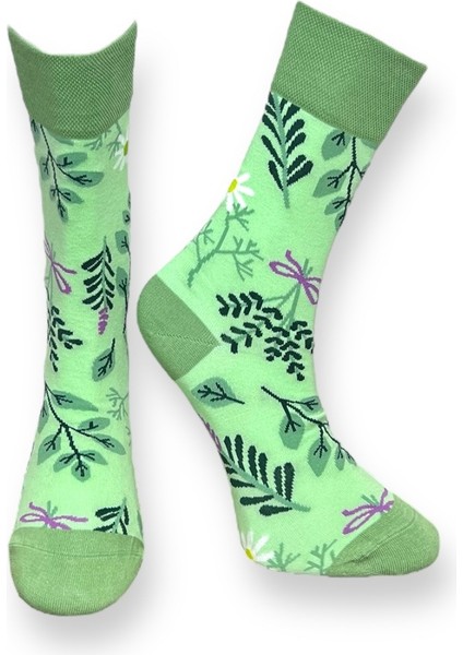 5'li Unisex Esnek Çiçek Desenli Karışık Renkli Nefes Alabilen Soket Çoraplar fırsatları