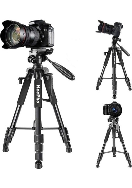 Profesyonel NP-8850 Kamera ve Telefon Standlı 175CM Ayarlanabilir Tripod - Yüksek Stabilite ve Çok Yönlü Kullanım ile Kusursuz Çekimler modelleri