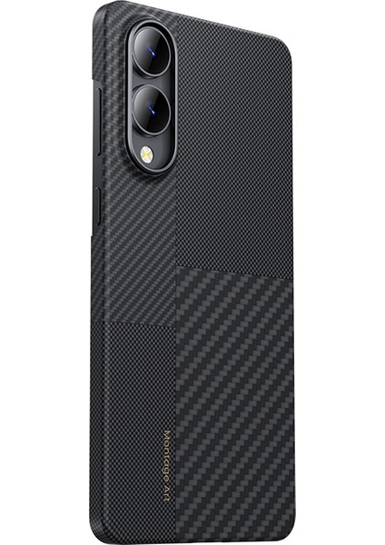 Galaxy S25 Edge Kılıf M-Safe Şarj Özellikli Karbon Fiber Benks Montage Armorair Kevlar Kapak Siyah fiyatları
