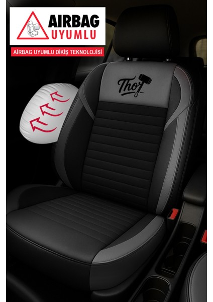 Thor Tay Tüyü Üniversal Oto Koltuk Kılıfı - 5 Koltuk Tam Set modelleri