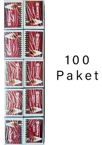 Kibrit 100 Paket Kibrit