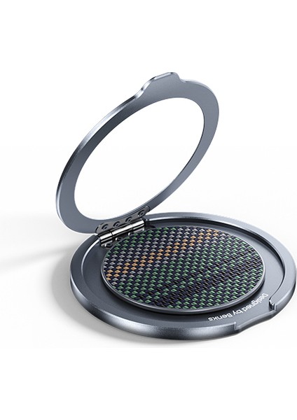 L56 Magnetik Parmak Ring Stand 360 Derece Dönebilen Armorpop Kevlar Yeşil