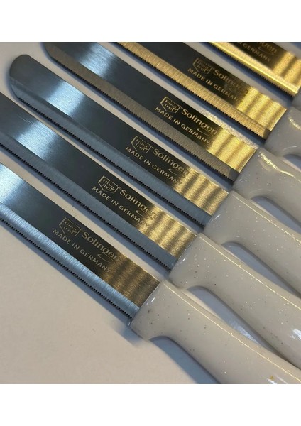 Solingen 6’lı Simli Beyaz Micro Et Sebze Doğrama Bıçağı Seti fırsatları