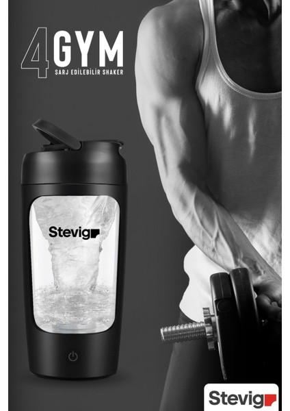 650 ml Siyah Elektrikli Protein Shake Şövalyesi, Pratik ve şarjlı kullanım fiyatları