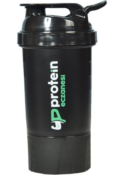 500 ml Siyah Proteineczanesi Shake Kabı, Plastik, Mat, Spor ve Sağlıklı Yaşam İçin