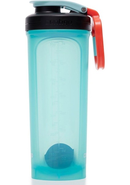 Turkuaz Mavi Plastik Shake & Go 2.0 820 ml Hızlı Karıştırıcı