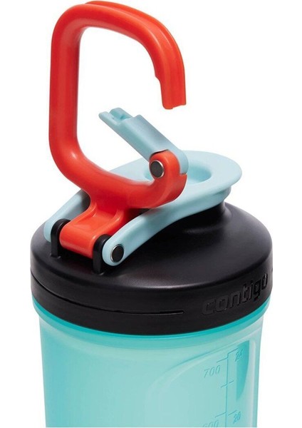 Turkuaz Mavi Plastik Shake & Go 2.0 820 ml Hızlı Karıştırıcı
