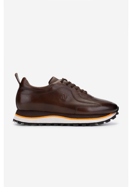 Erkek Hakiki Deri Kahverengi Sneakers & Spor Ayakkabı 383 VAL-4516 Erk Ayk Y25 Kahve Dr