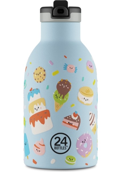 Clima Bottle Sweet Friends Pipetli Paslanmaz Çelik Termos 330 ml