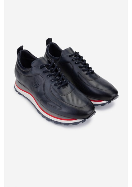 Erkek Hakiki Deri Lacivert Sneakers & Spor Ayakkabı 383 VAL-4516 Erk Ayk Y25 Lacı Dr fiyatları