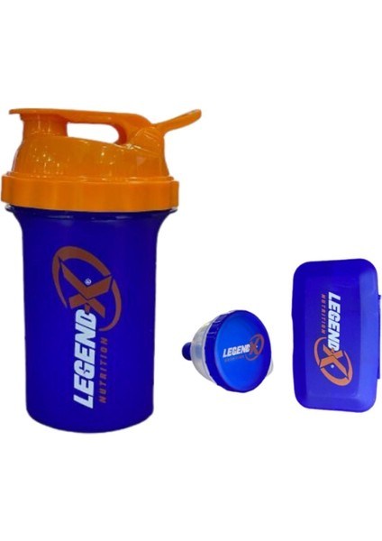 Mavi Şekillendirici Şaker ve Toz Saklama Kutusu Seti, 250-499 ml, Plastik