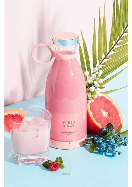 Şarjlı Kolay Taşınabilir Smoothie Blender 350 ml Mika