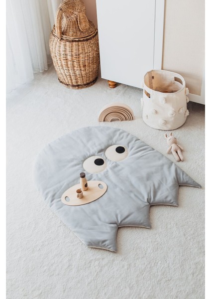 Elite Grey Oyun HALISI(100*85)+AKTİVİTE Merkezi(Baby Gym) 1 Adet