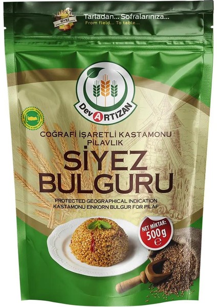 Kastamonu Siyez Bulguru Pilavlık 500 gr