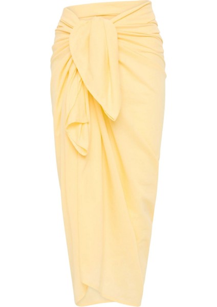 Butter Yellow Saten Pareo