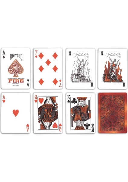 ® Element's Series - Fire Oyun Iskambil Kartı indirimleri