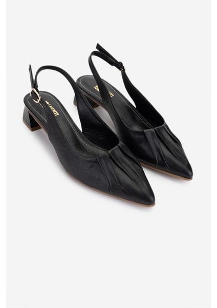 Kadın Siyah Topuklu Ayakkabı 858 560201 Bn Ayk Y25 Sıyah Nappa fiyatları