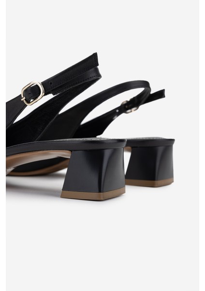 Kadın Siyah Topuklu Ayakkabı 858 560201 Bn Ayk Y25 Sıyah Nappa fırsatları