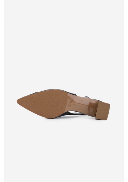 Kadın Siyah Topuklu Ayakkabı 858 560201 Bn Ayk Y25 Sıyah Nappa indirimleri