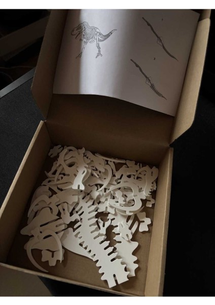 Elite 3D Baskı Dinozor Puzzle - Dekoratif ve Eğitici Model 1 Adet