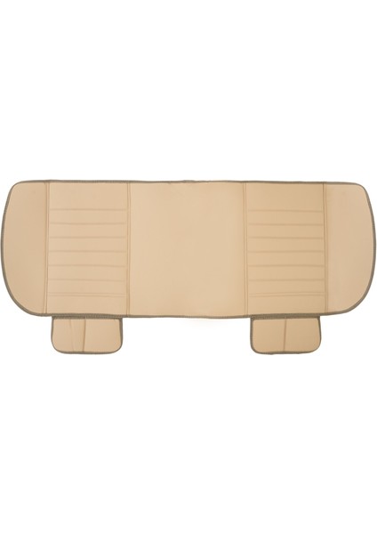 Tüm Araçlara Uyumlu Deri Oturma Minderi Seti – Ön ve Arka Koltuk Deri Minder - Krem modelleri