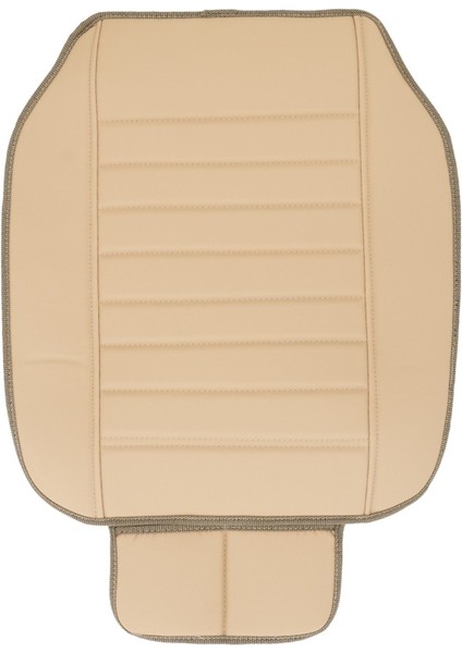 Tüm Araçlara Uyumlu Deri Oturma Minderi Seti – Ön ve Arka Koltuk Deri Minder - Krem fırsatları