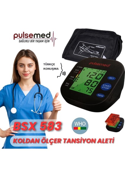 Dijital Konuşan Koldan Ölçer Tansiyon Aleti