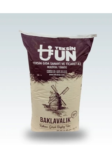 Özel Amaçlı Buğday Unu Baklavalık | 25 kg